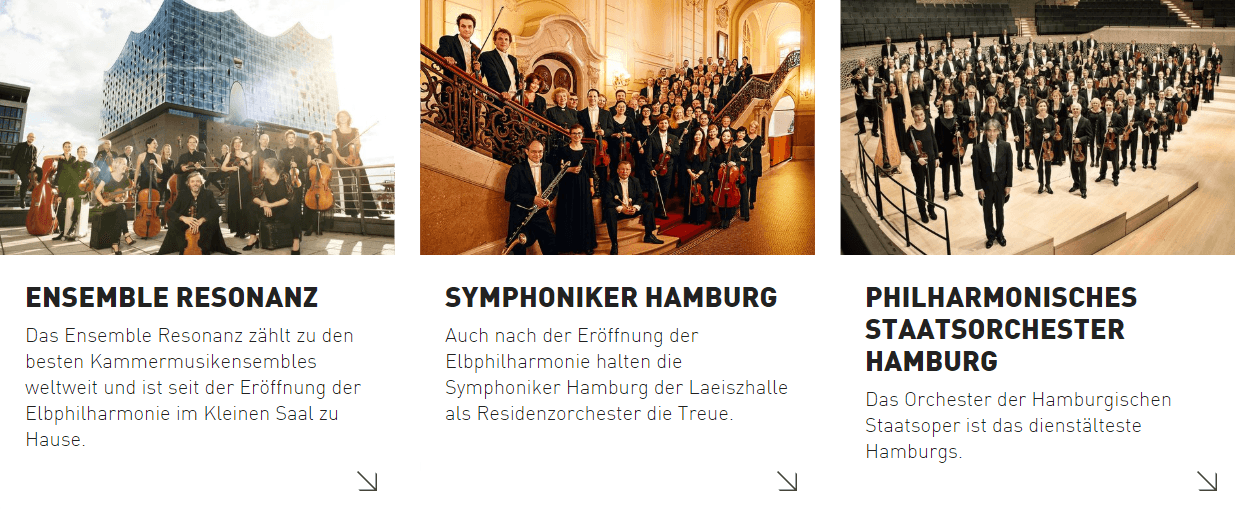 Orchester Teaser – Elbphilharmonie | Django, Django Framework, User Centered Design, Design, Mobile-First, Relaunch, Redesign, User-Experience Workshop, Responsive, Personas-Modellierung